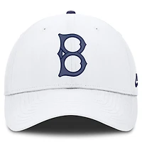 Men's Nike White Brooklyn Dodgers Cooperstown Collection Club Dri-FIT Adjustable Hat
