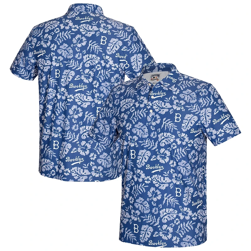 Men's Reyn Spooner Blue Brooklyn Dodgers Cooperstown Pua Performance Polo