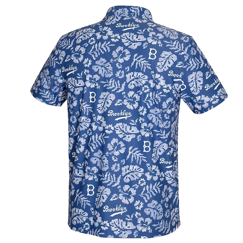 Men's Reyn Spooner Blue Brooklyn Dodgers Cooperstown Pua Performance Polo