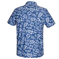 Men's Reyn Spooner  Blue Brooklyn Dodgers Cooperstown Pua Performance Polo