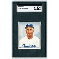 Roy Campanella Brooklyn Dodgers 1950 Bowman #75 SGC Authenticated 4.5 Card