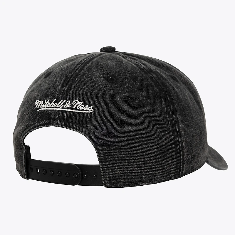 Unisex Mitchell & Ness Cream/Black Brooklyn Dodgers Snow Block Pro Crown Adjustable Hat