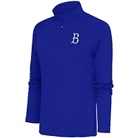 Pull-over demi-zippé Antigua Royal Brooklyn Dodgers Cooperstown Tribute pour femme
