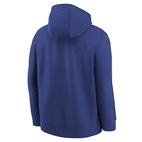 Sweat à capuche polaire Nike Royal Brooklyn Dodgers Club pour jeunes
