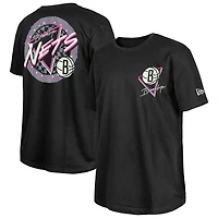 New Era  Black Brooklyn Nets Glow-in-the-Dark T-Shirt