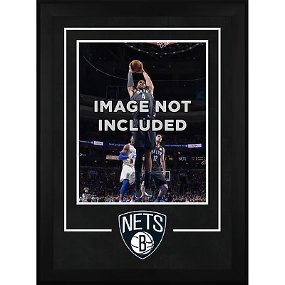Cadre vertical de luxe Brooklyn Nets 16" x 20" avec logo de l'équipe