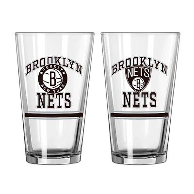 Filets de Brooklyn 16oz. Verre à pinte, paquet de deux