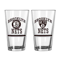 Filets de Brooklyn 16oz. Verre à pinte, paquet de deux