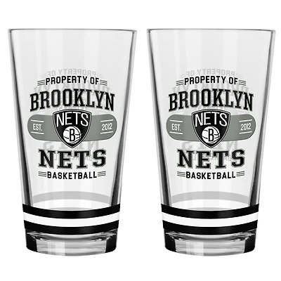 Brooklyn Nets 2-Piece Mixing Glass Set