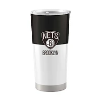 Brooklyn Nets 20oz. Colorblock Stainless Steel Tumbler