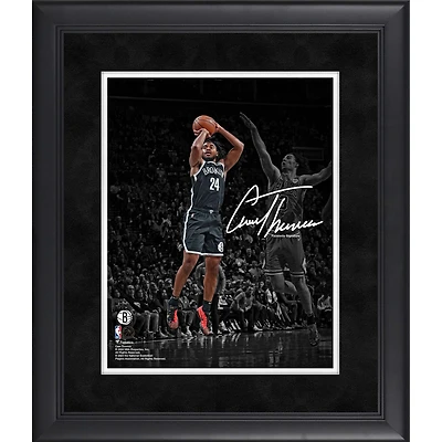 Cam Thomas Brooklyn Nets Facsimile Signature Framed 11" x 14" Spotlight Photograph