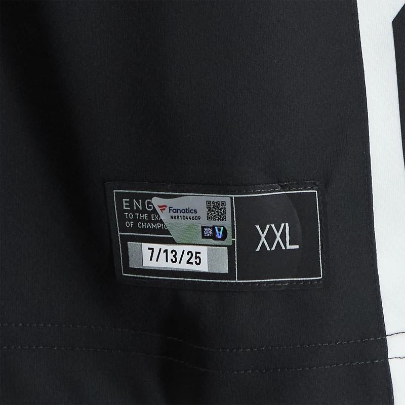 Daniel Wolf Brooklyn Nets Game-Used #18 Black Nike Jersey from the 2025 NBA Summer League - Size 2XL