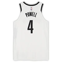 Drake Powell Brooklyn Nets Game-Used #4 White Nike Jersey vs. Boston Celtics on November 21, 2025 - Size 48+4