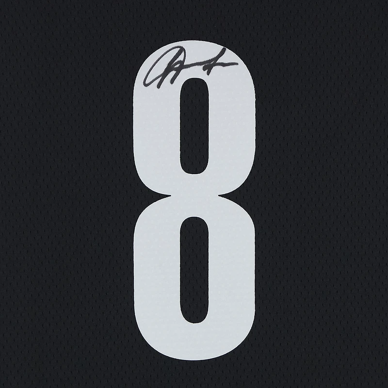 Egor Dëmin Brooklyn Nets Autographed Black Nike Icon Swingman Jersey