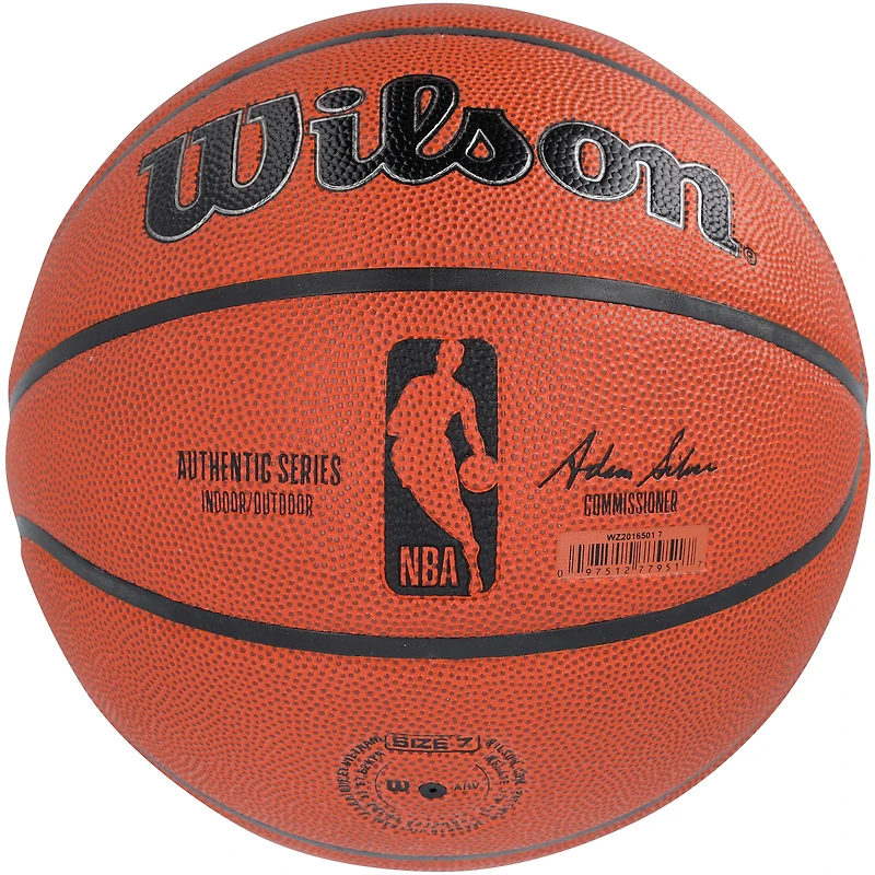 Egor Dëmin Brooklyn Nets Autographed Wilson Authentic Series Indoor/Outdoor Basketball with "25 #8 Pick" Inscription 
