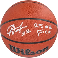 Egor Dëmin Brooklyn Nets Autographed Wilson Authentic Series Indoor/Outdoor Basketball with "25 #8 Pick" Inscription 