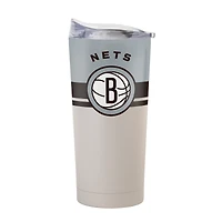 Gobelet isotherme Logo Brands Brooklyn Nets Horizon de 59 cl (20 oz) avec revêtement en poudre