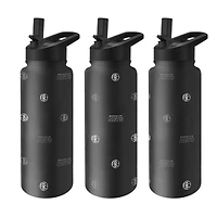 Bouteille de 1 litre (34 oz) « Steep and Repeat Quencher » de Logo Brands Brooklyn Nets