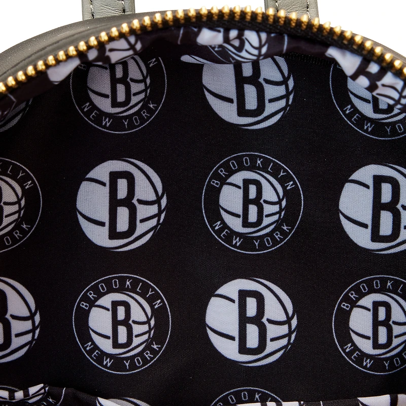 Loungefly Brooklyn Nets Patches Mini sac à dos