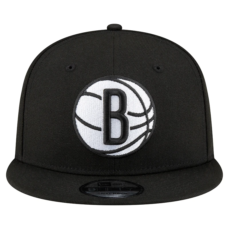 Casquette Snapback 9FIFTY Brooklyn Nets noire New Era pour homme