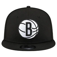 Casquette Snapback 9FIFTY Brooklyn Nets noire New Era pour homme