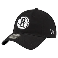 Men's New Era  Black Brooklyn Nets 9TWENTY 2.0 Adjustable Hat