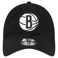 Men's New Era  Black Brooklyn Nets 9TWENTY 2.0 Adjustable Hat