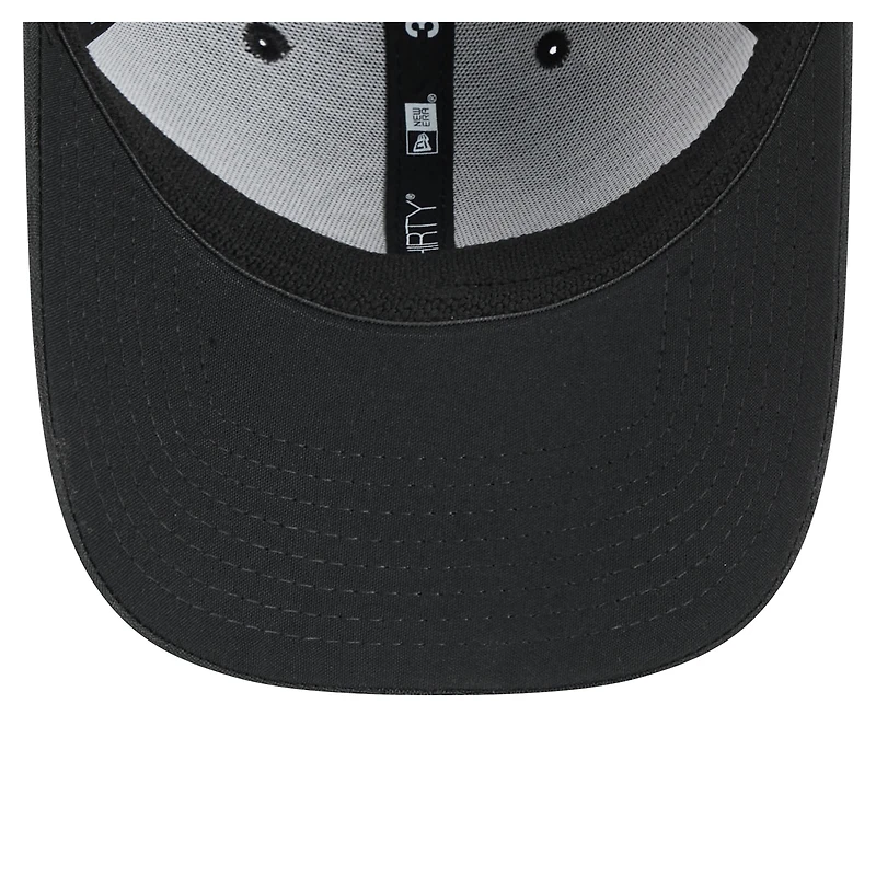 Casquette 39THIRTY Flex noire à motif camouflage subtil des Brooklyn Nets de New Era pour homme