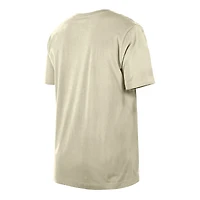 T-shirt New Era pour homme avec imprimé rétro des Brooklyn Nets, couleur crème