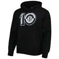 Sweat à capuche noir pour homme '47 Brooklyn Nets 10th Anniversary Headline