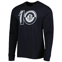 T-shirt à manches longues super rival du 10e anniversaire des Brooklyn Nets '47 pour homme