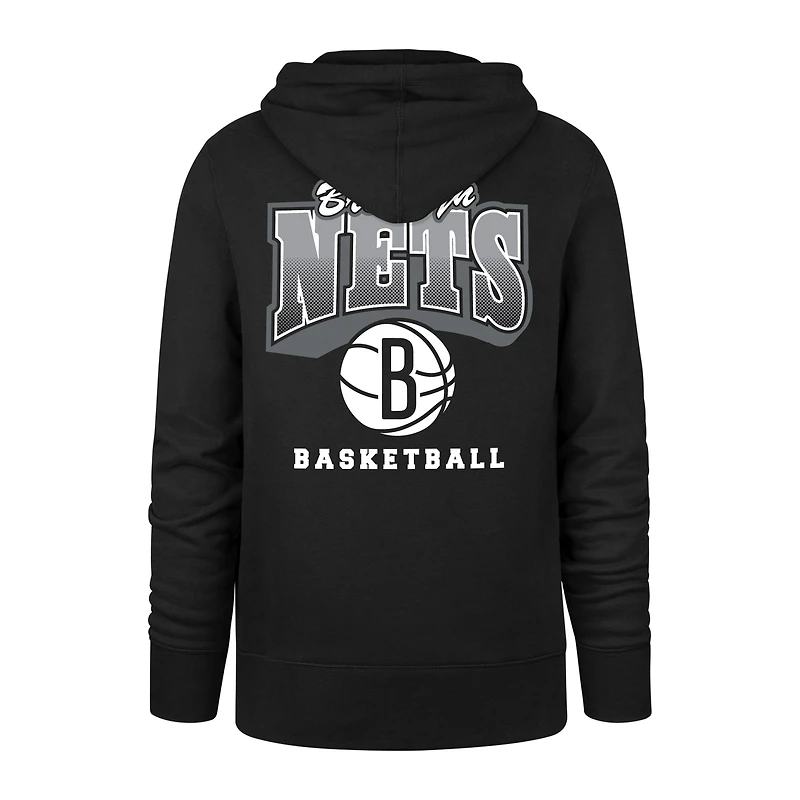 Sweat à capuche homme '47 Black Brooklyn Nets 2025/26 City Edition Jab Step Headline