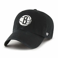 Casquette ajustable « 47 » noire avec logo Core Clean Up des Brooklyn Nets pour homme
