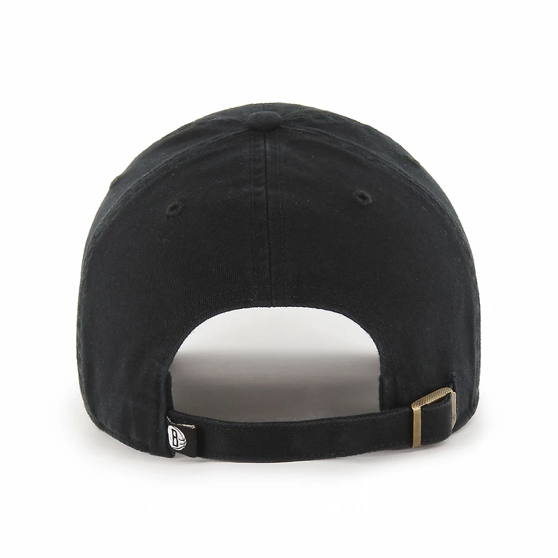 Casquette ajustable « 47 » noire avec logo Core Clean Up des Brooklyn Nets pour homme