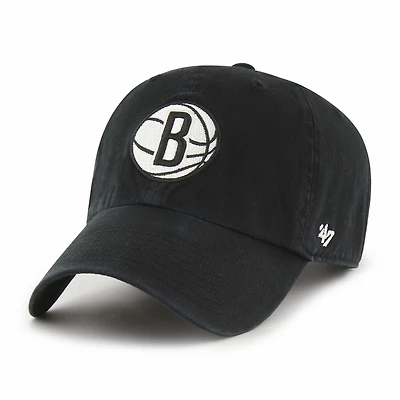 Casquette ajustable « 47 » noire avec logo Core Clean Up des Brooklyn Nets pour homme
