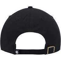 Men's '47 Black Brooklyn Nets Team Clean Up Adjustable Hat
