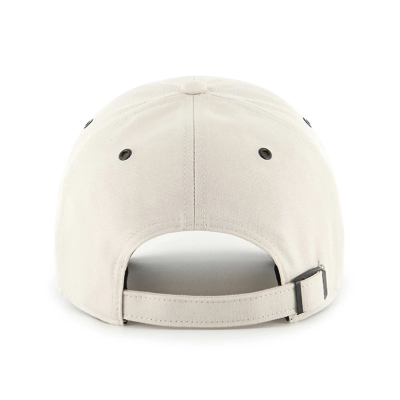 Men's '47 Cream Brooklyn Nets Lunar Clean Up Adjustable Hat