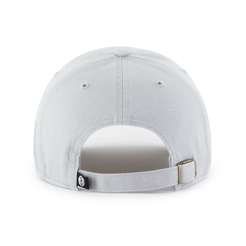 Men's '47 Brooklyn Nets Core Logo Clean Up Adjustable Hat