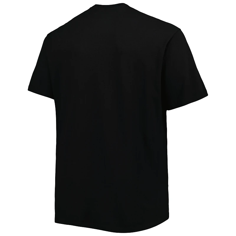 T-shirt noir Brooklyn Nets Big & Tall Heart Soul pour homme
