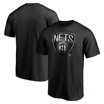 Men's  Black Brooklyn Nets Midnight Mascot T-Shirt