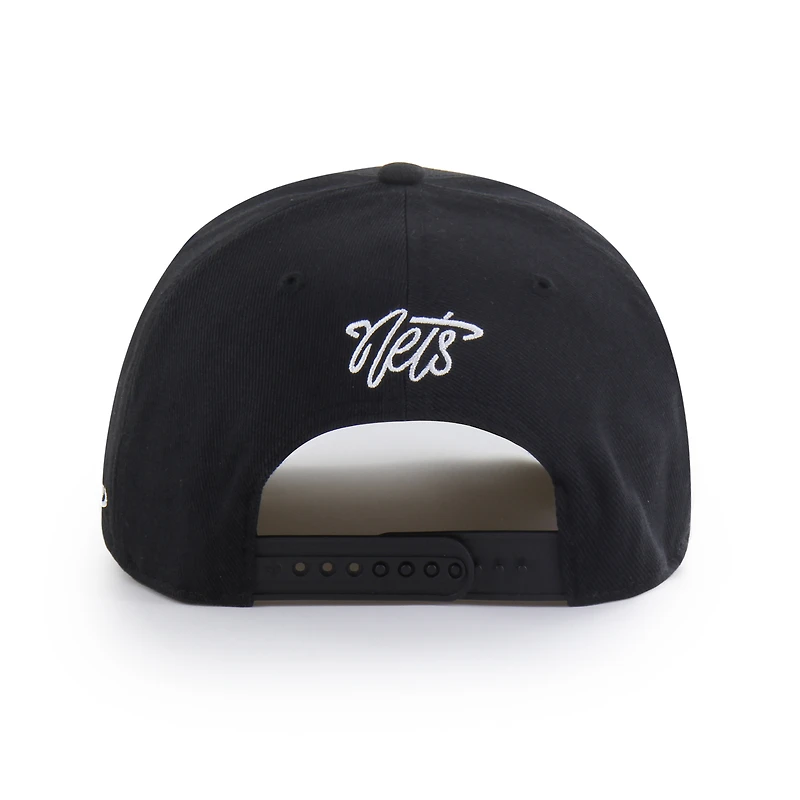 Men's Brand Seen by '47 Black Brooklyn Nets Sorry I Was Hooping Hitch Adjustable Hat