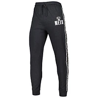 Men's Concepts Sport Charcoal Brooklyn Nets Team Stripe Jogger Pants