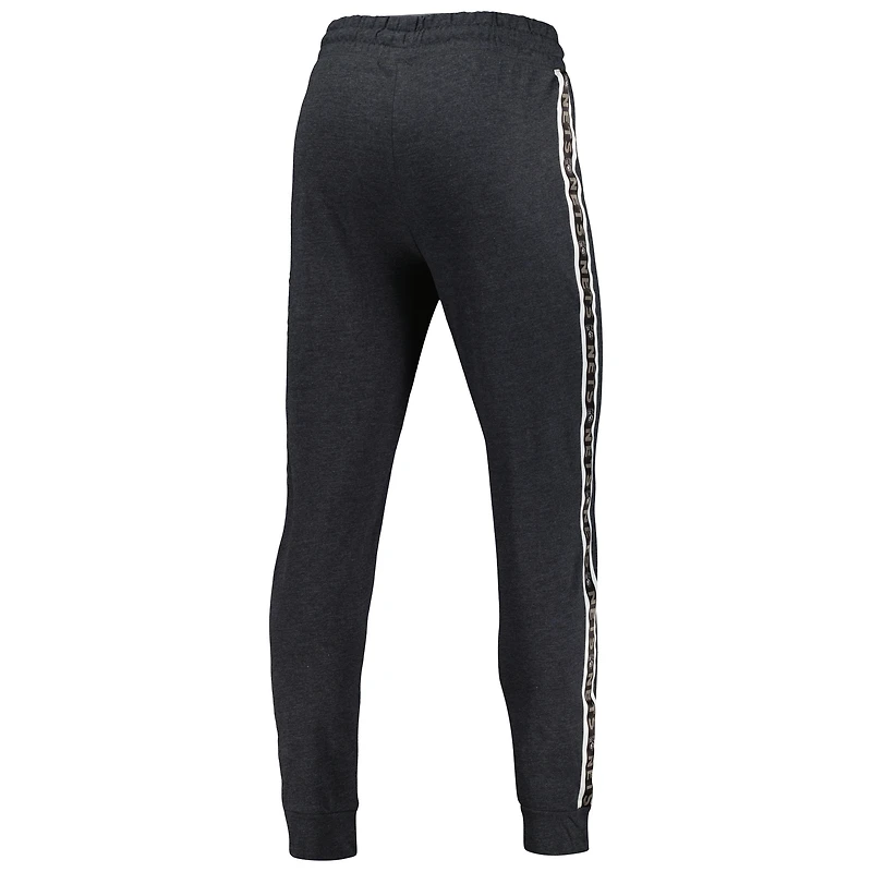 Men's Concepts Sport Charcoal Brooklyn Nets Team Stripe Jogger Pants