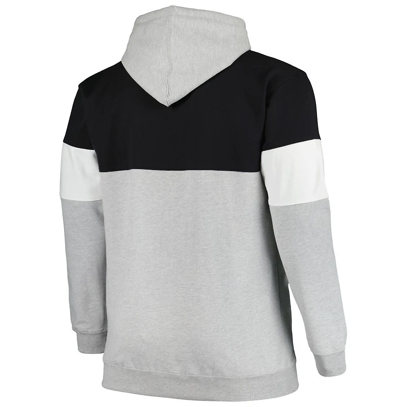 Sweat à capuche Fanatics pour hommes, noir/blanc, Brooklyn Nets, Big & Tall