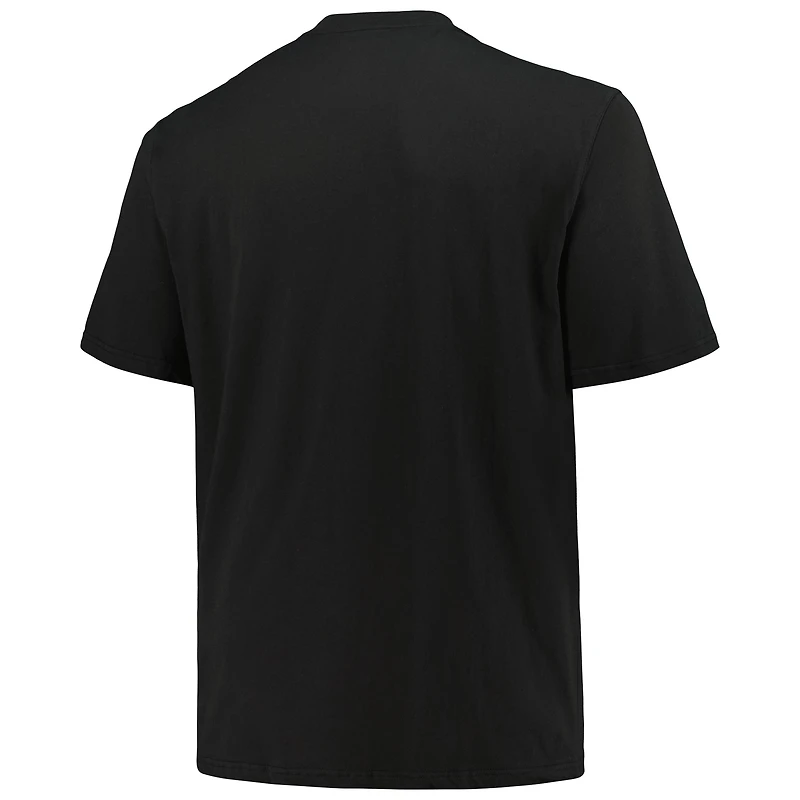 Men's Fanatics Black/White Brooklyn Nets Big & Tall Short Sleeve Long T-Shirt Set