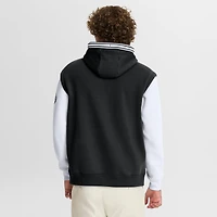 Men's Fanatics  Black/White Brooklyn Nets Half Court Shot Clock Fastbreak Hoodie