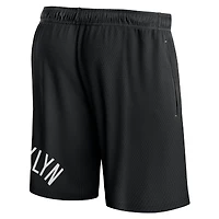 Men's Fanatics Black Brooklyn Nets Clincher - Shorts