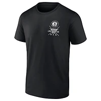 T-shirt noir fanatiques pour hommes Brooklyn Nets Court Street Collective