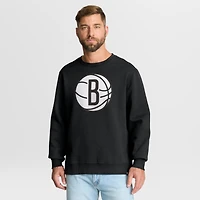 Men's Fanatics Black Brooklyn Nets Essential Legacy Sweatshirt