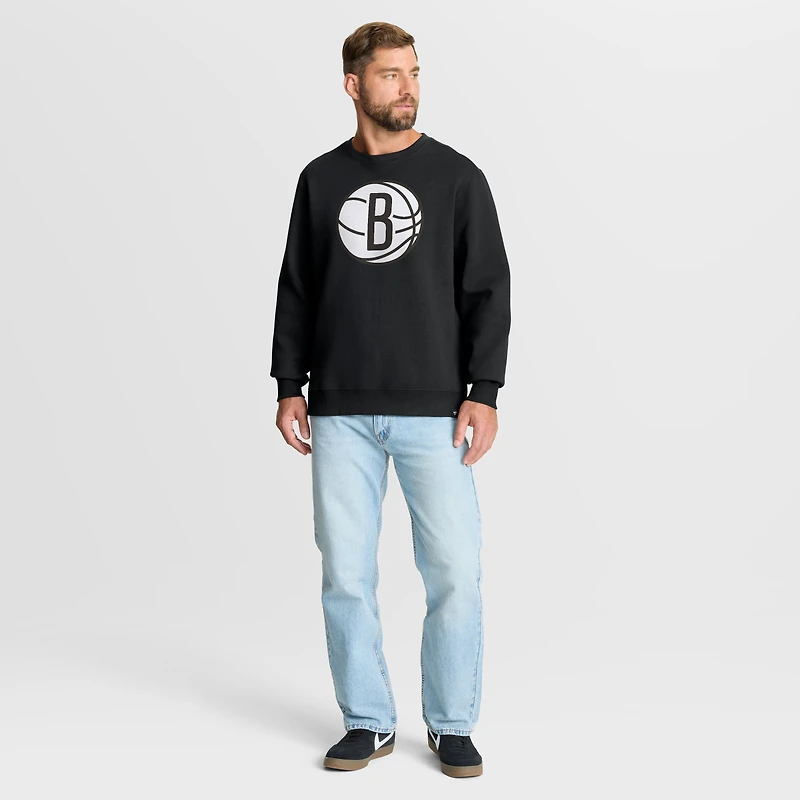 Sweat-shirt noir Brooklyn Nets Essential Legacy pour homme de Fanatics